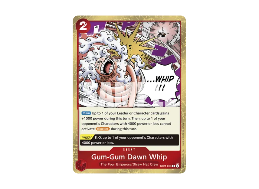 Gum-Gum Dawn Whip C [ST21-016] [EN] (Starter Deck EX "Gear 5")