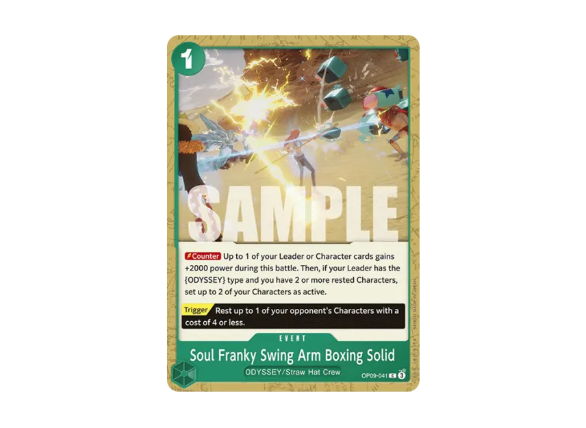 Soul Franky Swing Arm Boxing Solid C [OP09-041] [EN] (Booster Pack "Emperors in the New World")