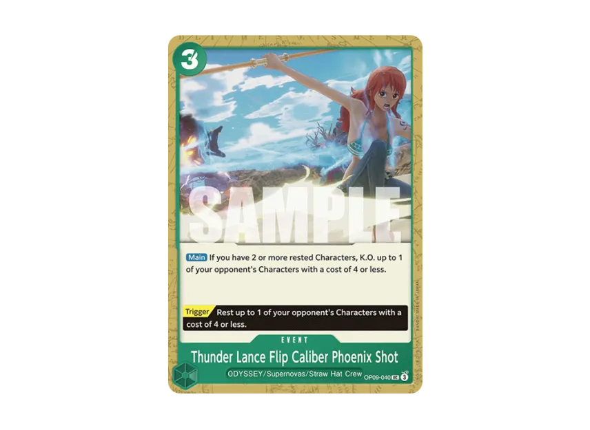 Thunder Lance Flip Caliber Phoenix Shot UC [OP09-040] [EN] (Booster Pack "Emperors in the New World")