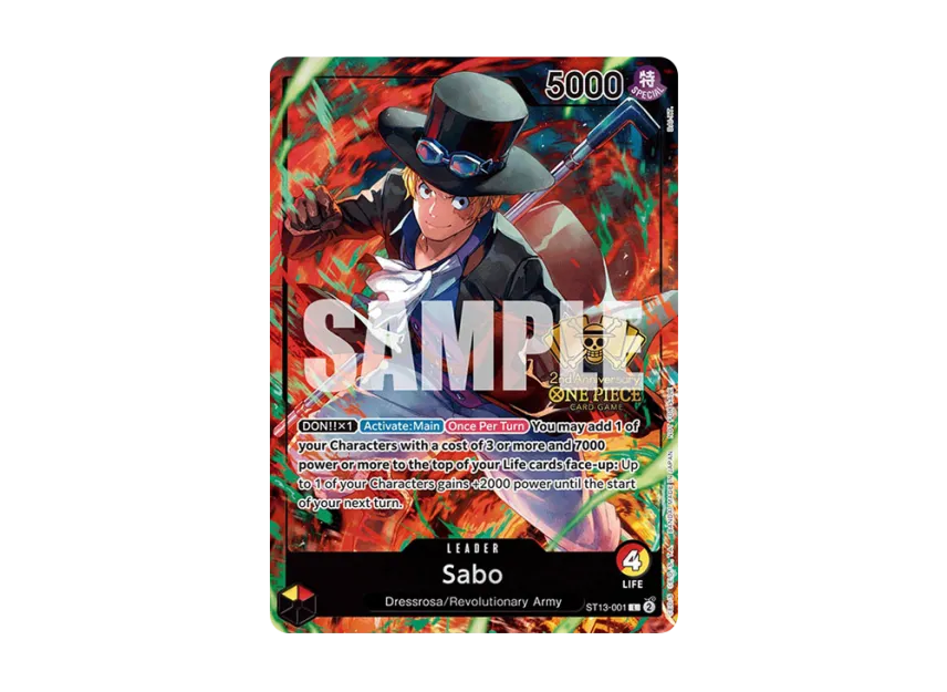 Sabo L [ST13-001] [EN] (Promotional Card "2nd Anniversary Tournament Winner")
