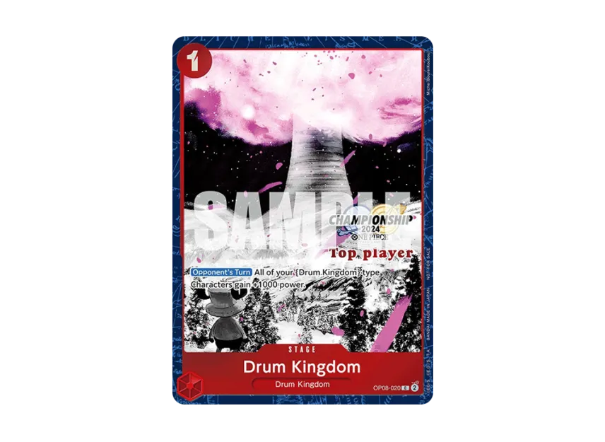 Drum Kingdom C [OP08-020] [EN] (Promotional Card "Championship 2024 Top Player Pack")