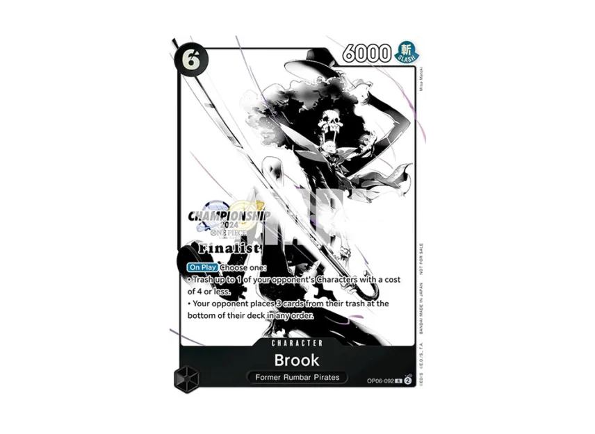 Brook R [OP06-092] [EN] (Promotional Card "Championship 2024 Top Player Pack Vol.2")