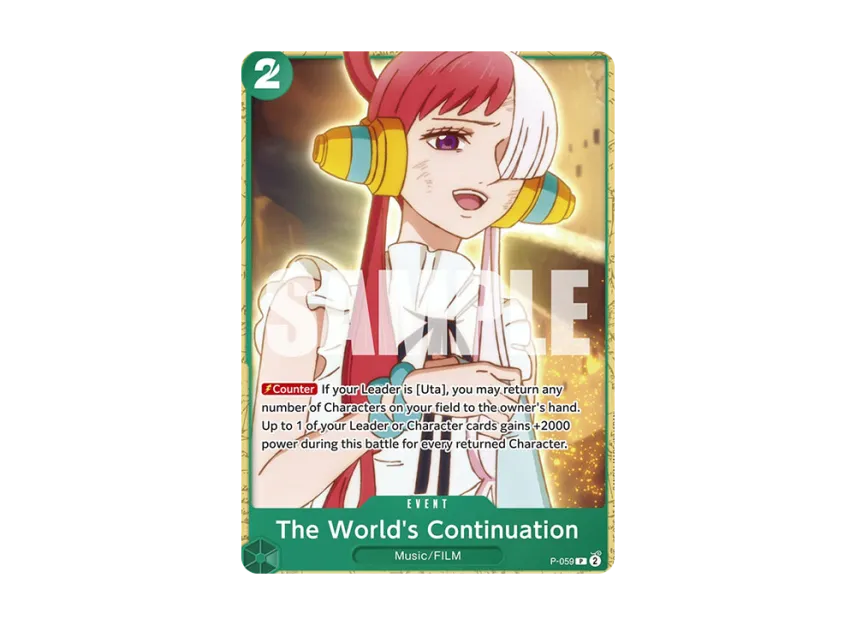 The World's Continuation P [P-059] [EN] (Start Deck "GREEN Uta")