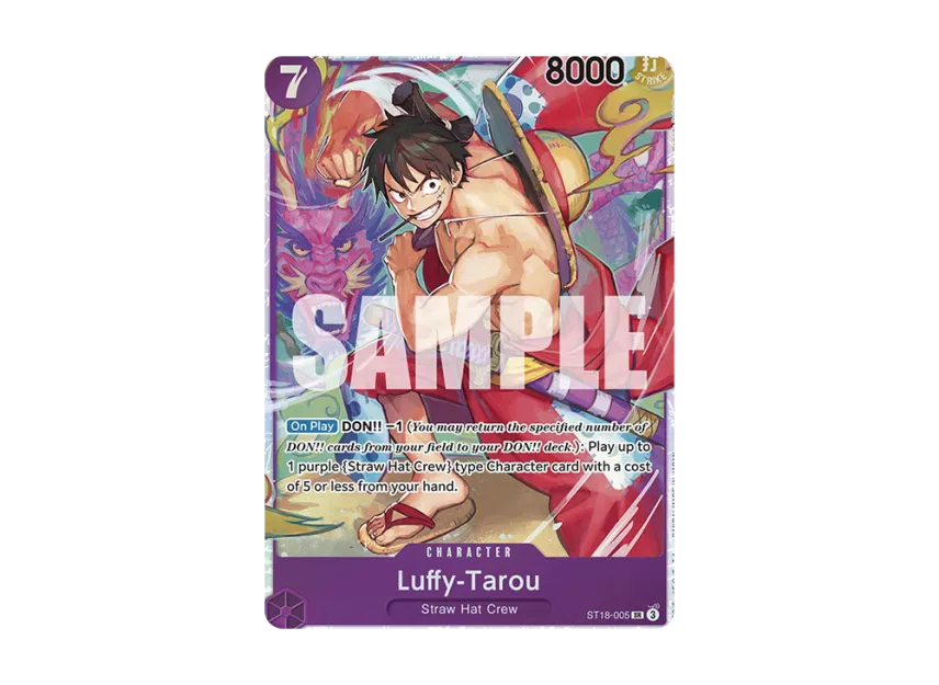 Luffy-Tarou SR [ST18-005] [EN] (Start Deck "PURPLE Monkey.D.Luffy")