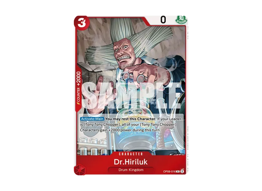 Dr.Hiriluk R [OP08-016] [EN] (Booster Pack "Two Legends")