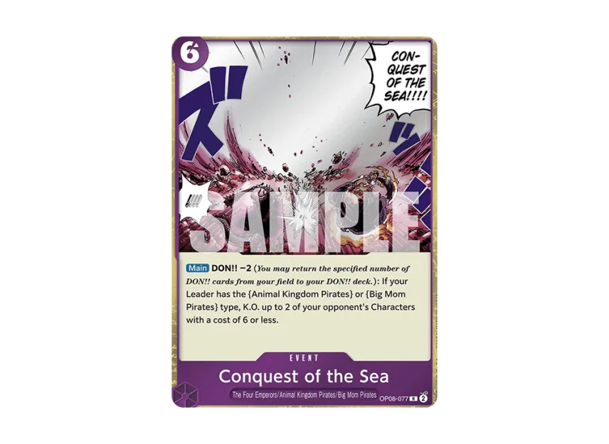 Conquest of the Sea R [OP08-077] [EN] (Booster Pack "Two Legends")