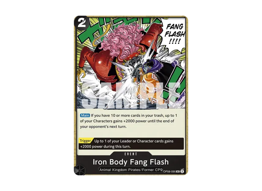 Iron Body Fang Flash UC [OP08-095] [EN] (Booster Pack "Two Legends")