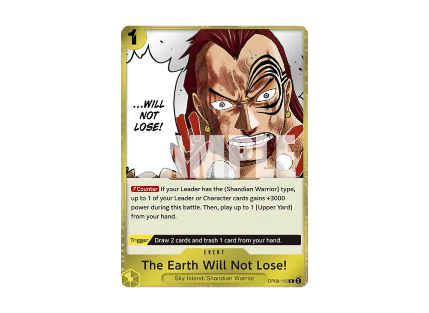 The Earth Will Not Lose! R [OP08-115] [EN] (Booster Pack "Two Legends")
