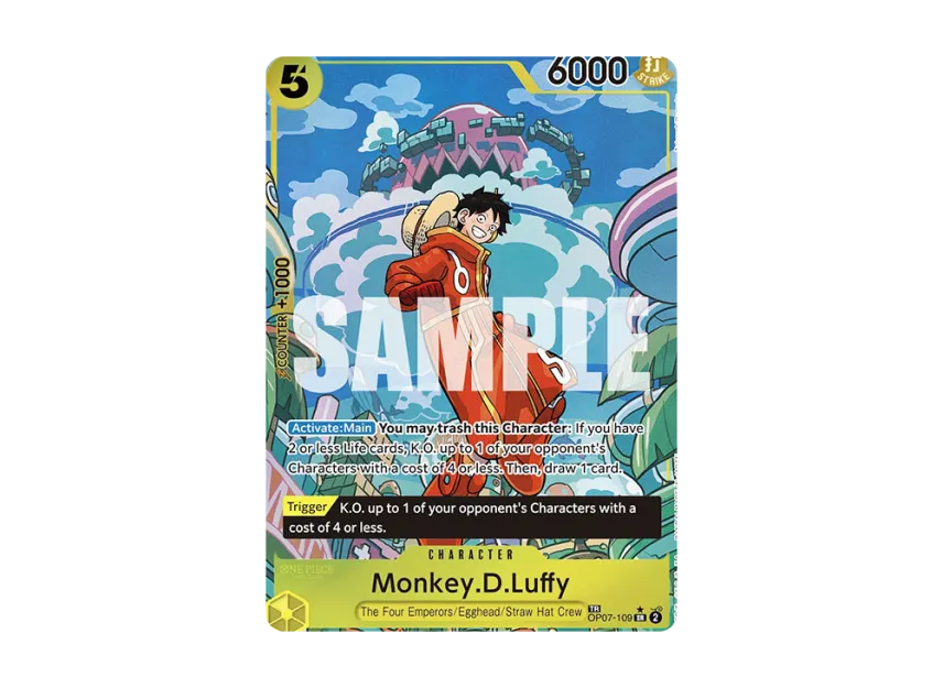 Monkey.D.Luffy SR-TR [OP07-109] [EN] (Booster Pack "Two Legends")