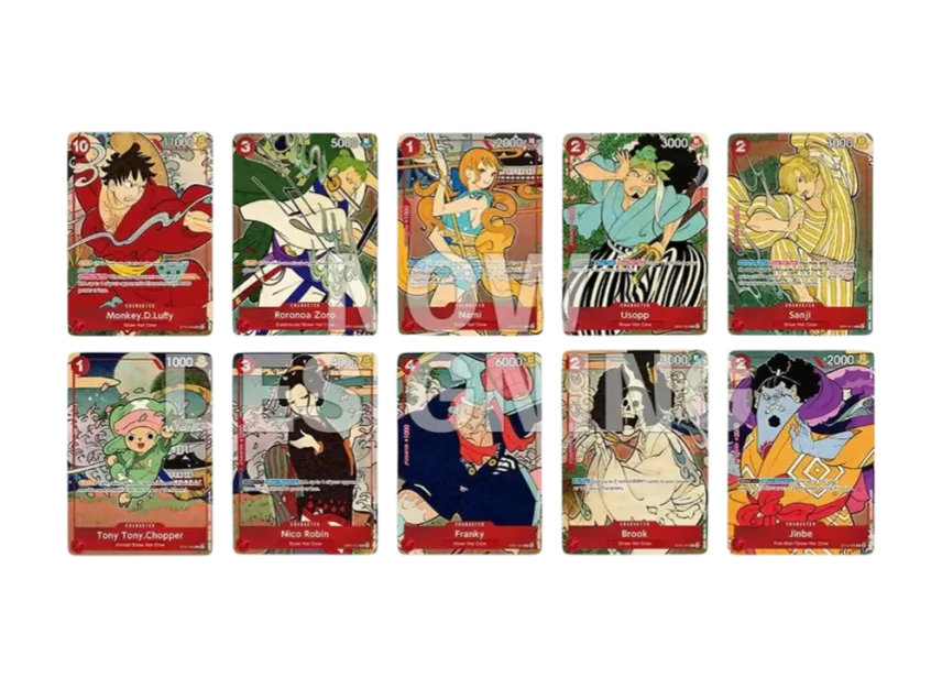 Straw Hat Crew : Ukiyo-e [EN](ONE PIECE Card Game "1st Anniversary Set") 10 Pieces Set [EN]