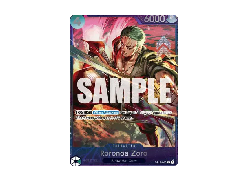 Roronoa Zoro C [ST12-008] [EN] (Promotional Card "Treasure Cup TOP 64")