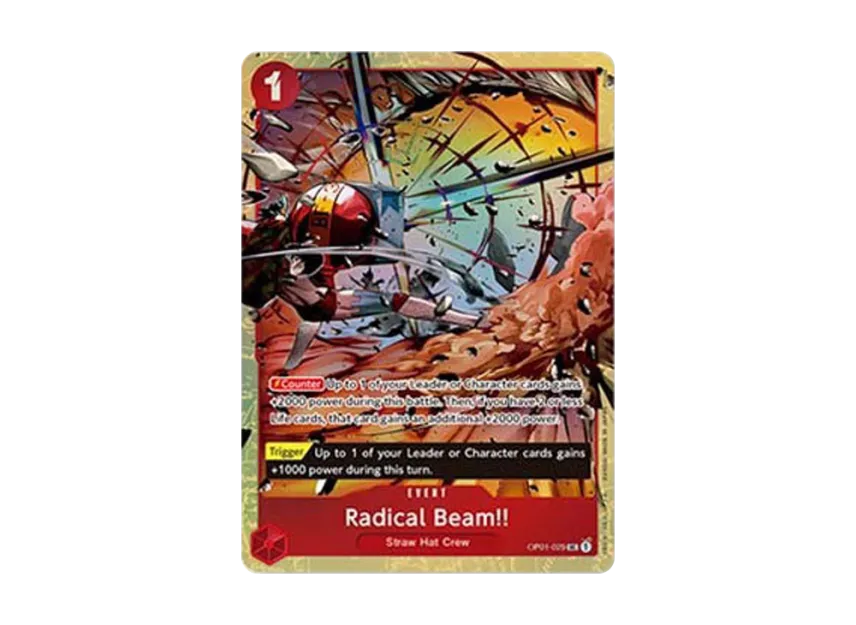 Radical Beam!! UC [OP01-029] [EN] (Premium Booster "ONE PIECE CARD THE BEST")