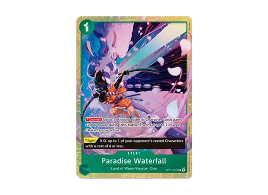 Paradise Waterfall UC [OP01-057] [EN] (Premium Card Collection "Best Selection")