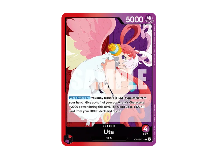 Uta L [OP06-001] [EN] (Booster Pack "Wings Of The Captain")