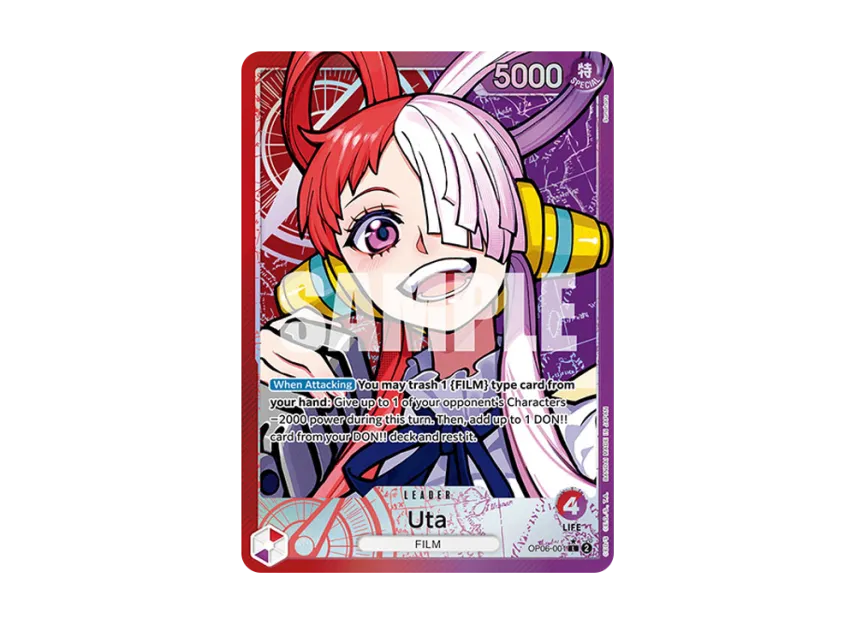 Uta L-P [OP06-001] [EN] (Booster Pack "Wings Of The Captain")