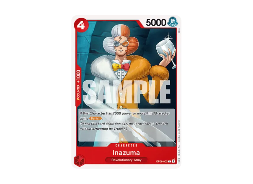 Inazuma C [OP06-002] [EN] (Booster Pack "Wings Of The Captain")