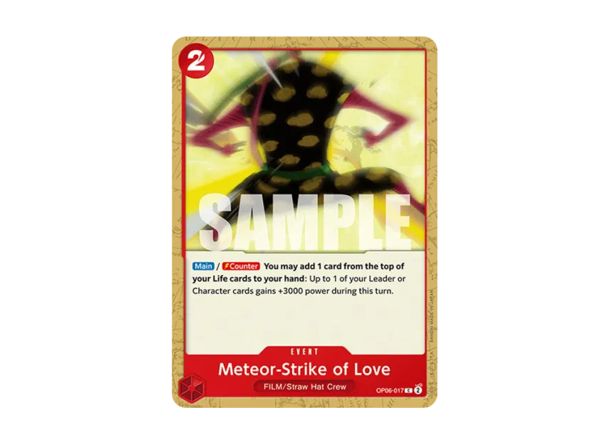 Meteor-Strike of Love C [OP06-017] [EN] (Booster Pack "Wings Of The Captain")