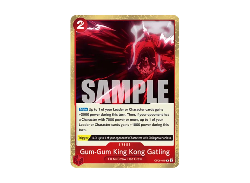 Gum-Gum King Kong Gatling R [OP06-018] [EN] (Booster Pack "Wings Of The Captain")