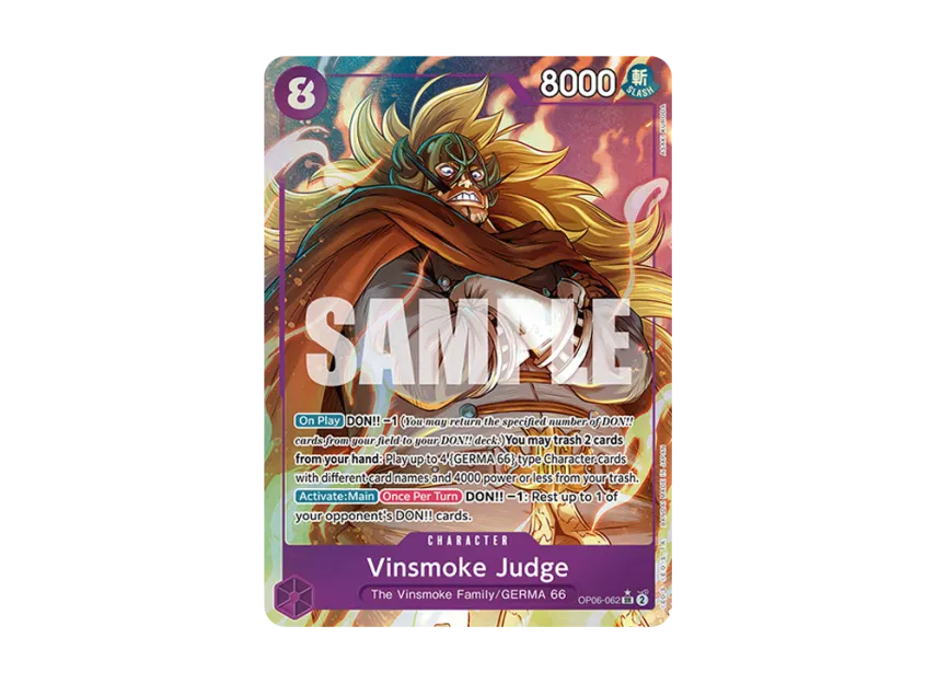 Vinsmoke Judge SR [OP06-062] [EN] (Booster Pack "Wings Of The Captain")