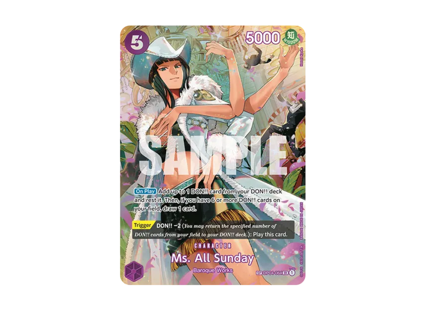 Ms. All Sunday SR-SPC [OP04-064] [EN] (Booster Pack "Wings Of The Captain")