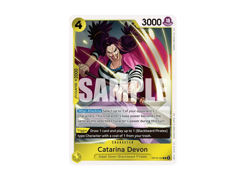 Catarina Devon R [OP16-104] [EN] (Booster Pack "THE TIME OF BATTLE")
