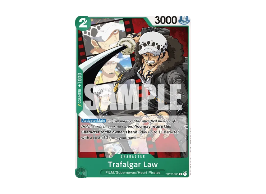 Trafalgar Law C-P [OP02-035] [EN] (Start Deck "Uta")