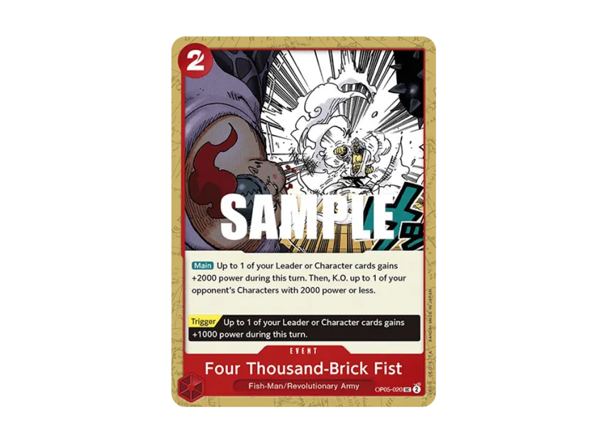 Four Thousand-Brick Fist UC [OP05-020] [EN] (Booster Pack "Awakening Of The New Era")