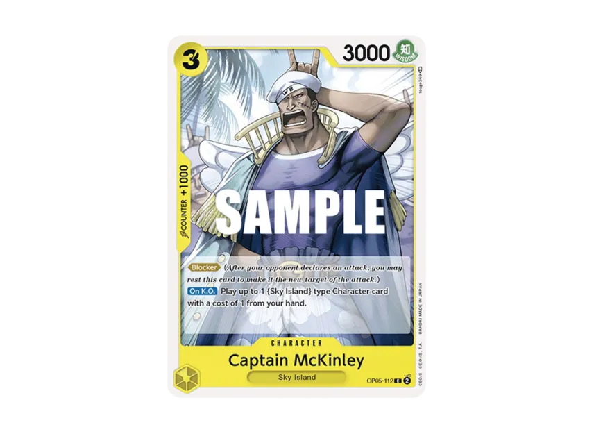 Captain McKinley C [OP05-112] [EN] (Booster Pack "Awakening Of The New Era")