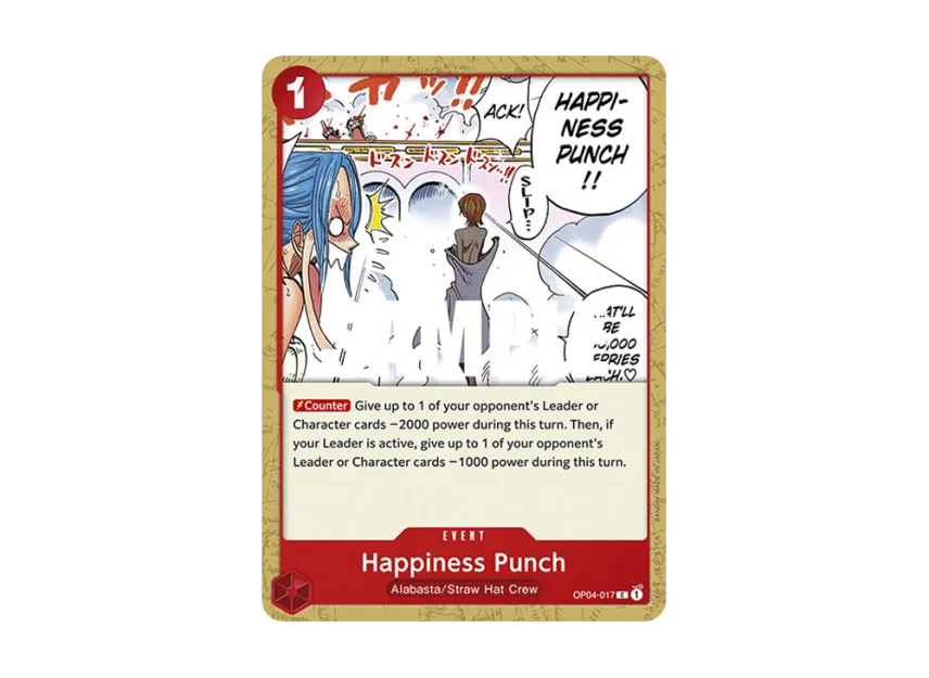 Happiness Punch C [OP04-017] [EN] (Booster Pack "Kingdoms Of Intrigue")