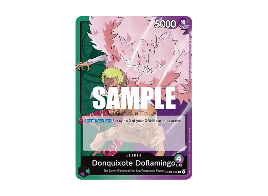 Donquixote Doflamingo L [OP04-019] [EN] (Booster Pack "Kingdoms Of Intrigue")