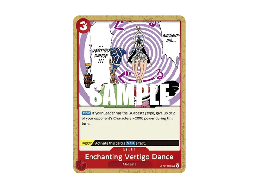 Enchanting Vertigo Dance UC [OP04-018] [EN] (Booster Pack "Kingdoms Of Intrigue")