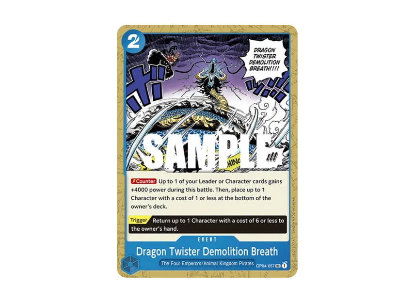 Dragon Twister Demolition Breath UC [OP04-057] [EN] (Booster Pack "Kingdoms Of Intrigue")