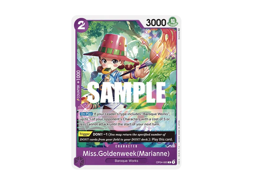 Miss.Goldenweek(Marianne) C [OP04-065] [EN] (Booster Pack "Kingdoms Of Intrigue")