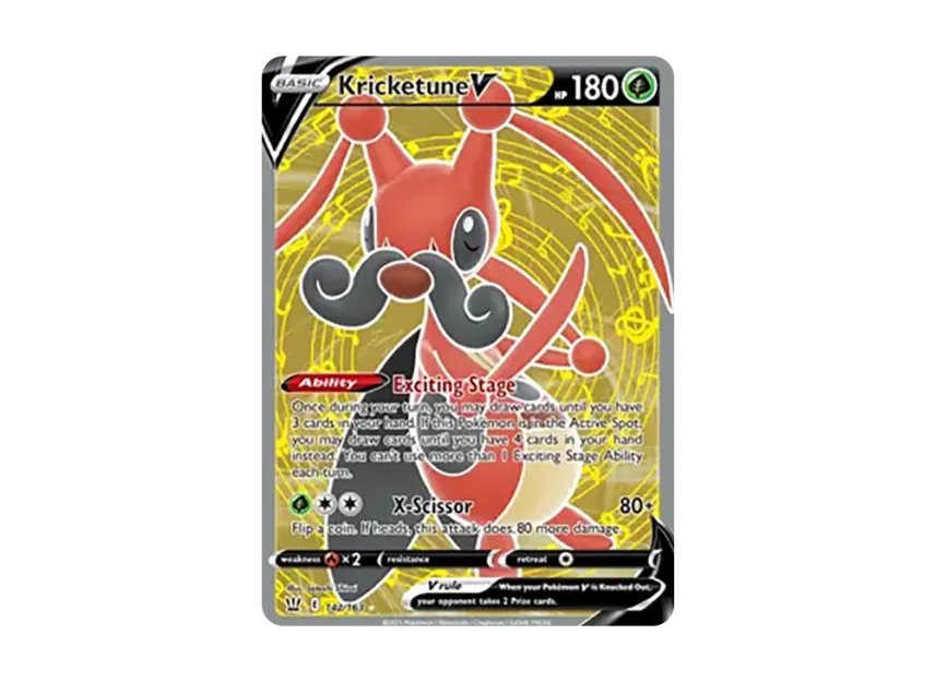 Kricketune V UR [163-BATTLE-STYLES 142/163] (Sword & Shield "Battle Styles")