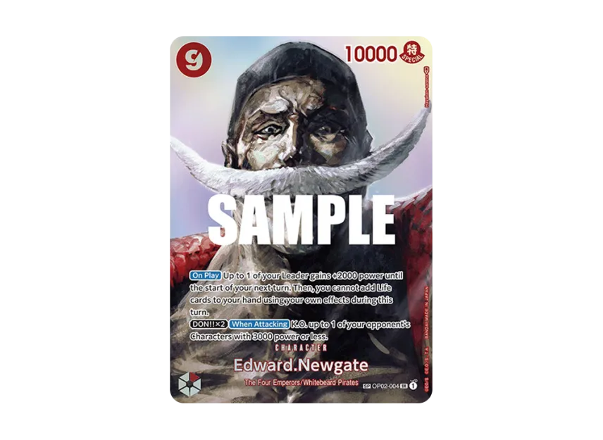 Edward.Newgate SR-SPC [OP02-004] [EN] (Booster Pack "Kingdoms Of Intrigue")
