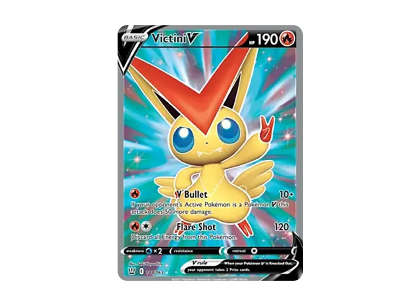 Victini V UR [163-BATTLE-STYLES 144/163] (Sword & Shield "Battle Styles")