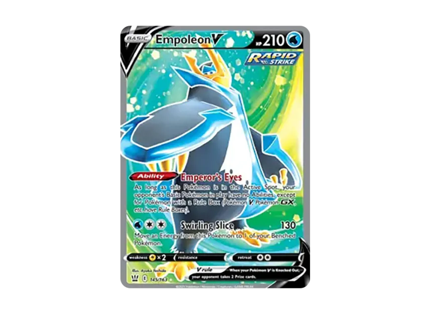 Empoleon V UR [163-BATTLE-STYLES 145/163] (Sword & Shield "Battle Styles")