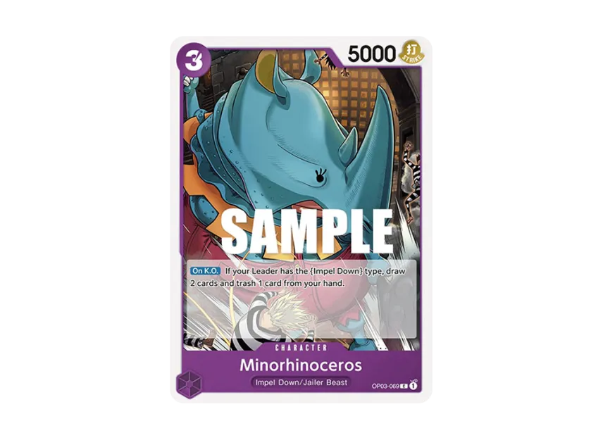 Minorhinoceros C [OP03-069] [EN] (Booster Pack "Pillars Of Strength")