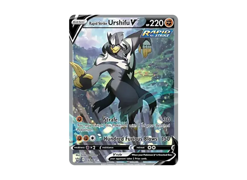 Rapid Strike Urshifu V UR [163-BATTLE-STYLES 153/163] (Sword & Shield "Battle Styles")