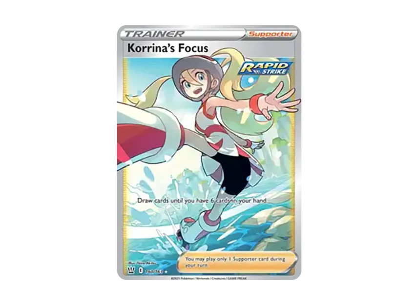 Korrina's Focus UR [163-BATTLE-STYLES 160/163] (Sword & Shield "Battle Styles")