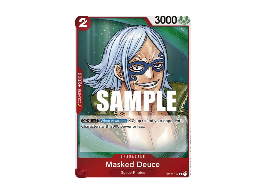 Masked Deuce R [OP02-017] [EN] (Booster Pack "Paramount War")