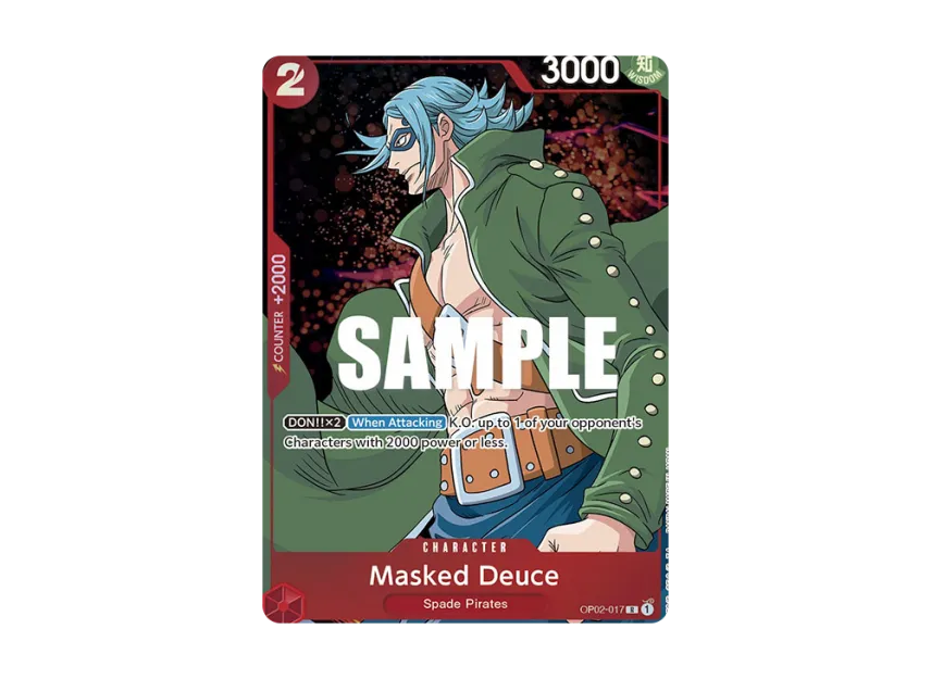 Masked Deuce R-P [OP02-017] [EN] (Booster Pack "Paramount War")