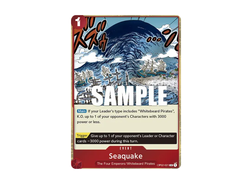 Seaquake R [OP02-021] [EN] (Booster Pack "Paramount War")