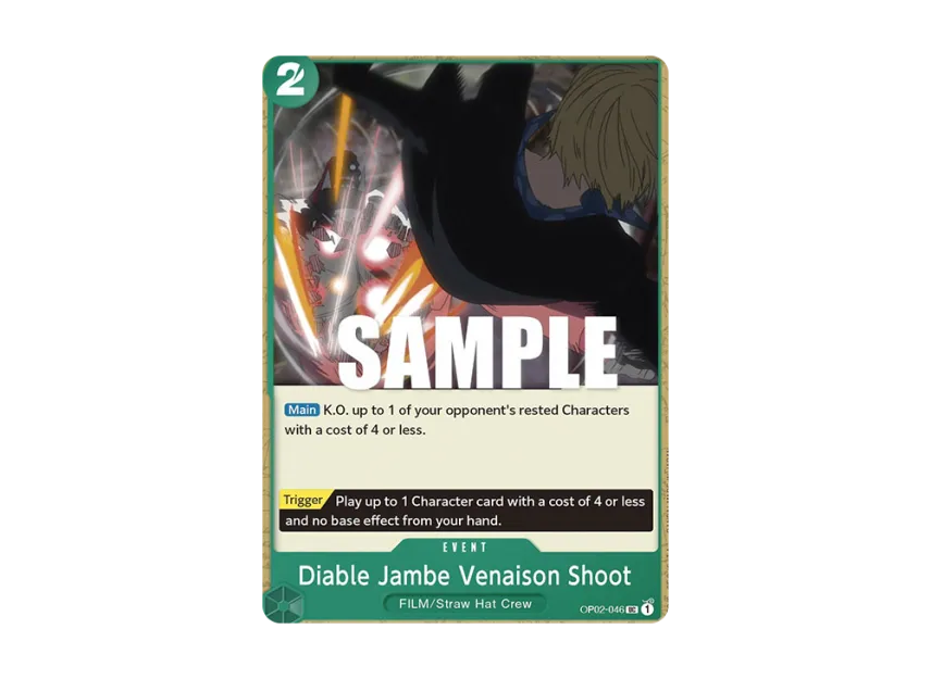 Diable Jambe Venaison Shoot UC [OP02-046] [EN] (Booster Pack "Paramount War")