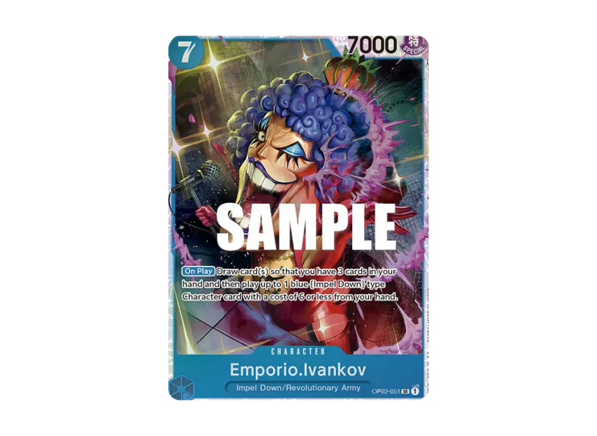 Emporio.Ivankov SR [OP02-051] [EN] (Booster Pack "Paramount War")