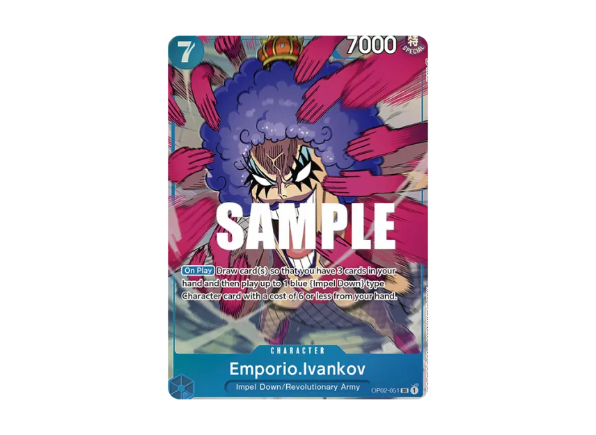 Emporio.Ivankov SR-P [OP02-051] [EN] (Booster Pack "Paramount War")