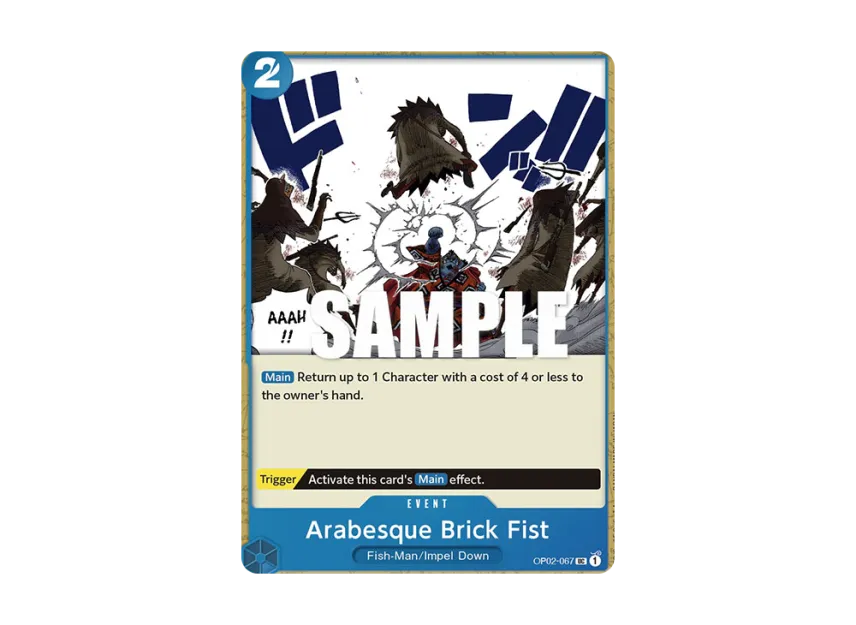 Arabesque Brick Fist UC [OP02-067] [EN] (Booster Pack "Paramount War")