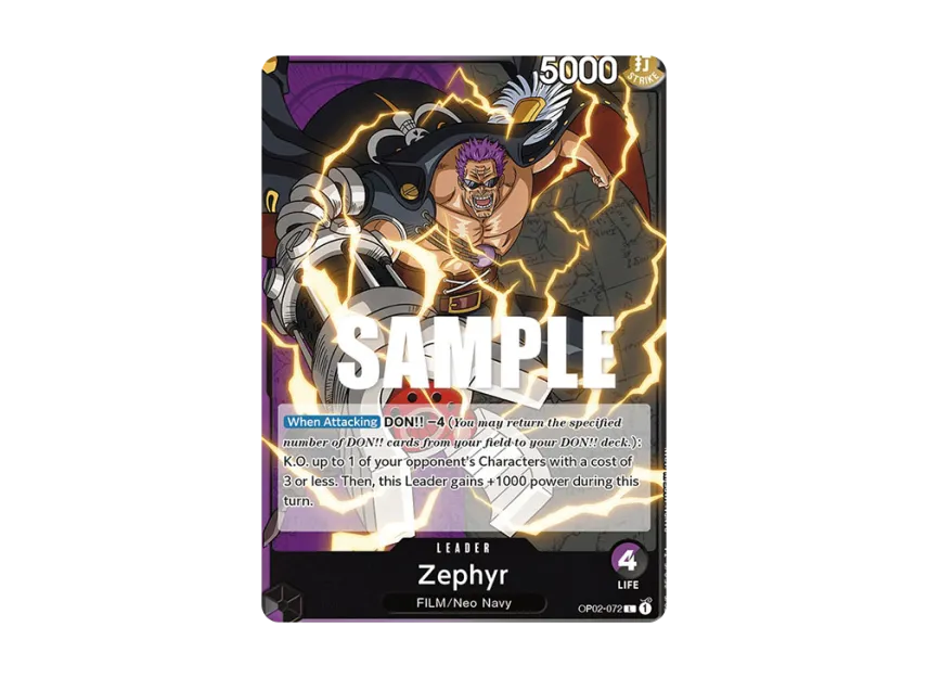 Zephyr L [OP02-072] [EN] (Booster Pack "Paramount War")