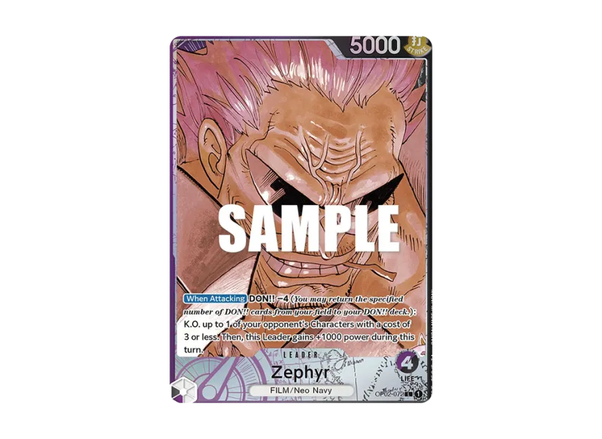 Zephyr L-P [OP02-072] [EN] (Booster Pack "Paramount War")