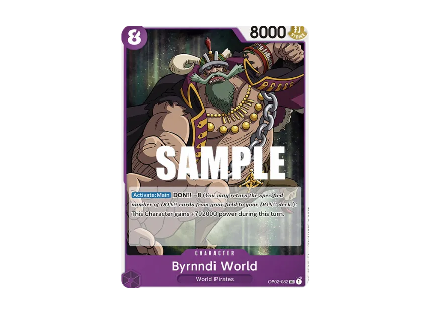 Byrnndi World UC [OP02-082] [EN] (Booster Pack "Paramount War")